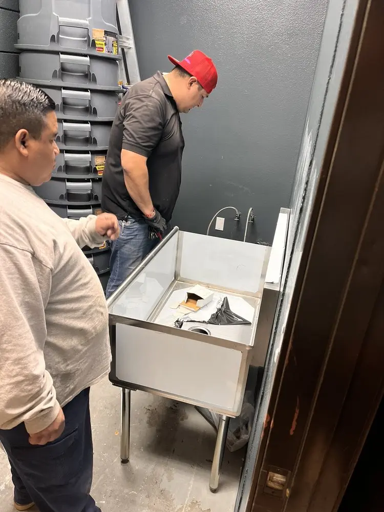 Commercial plumbing and sink installation in Thorntown